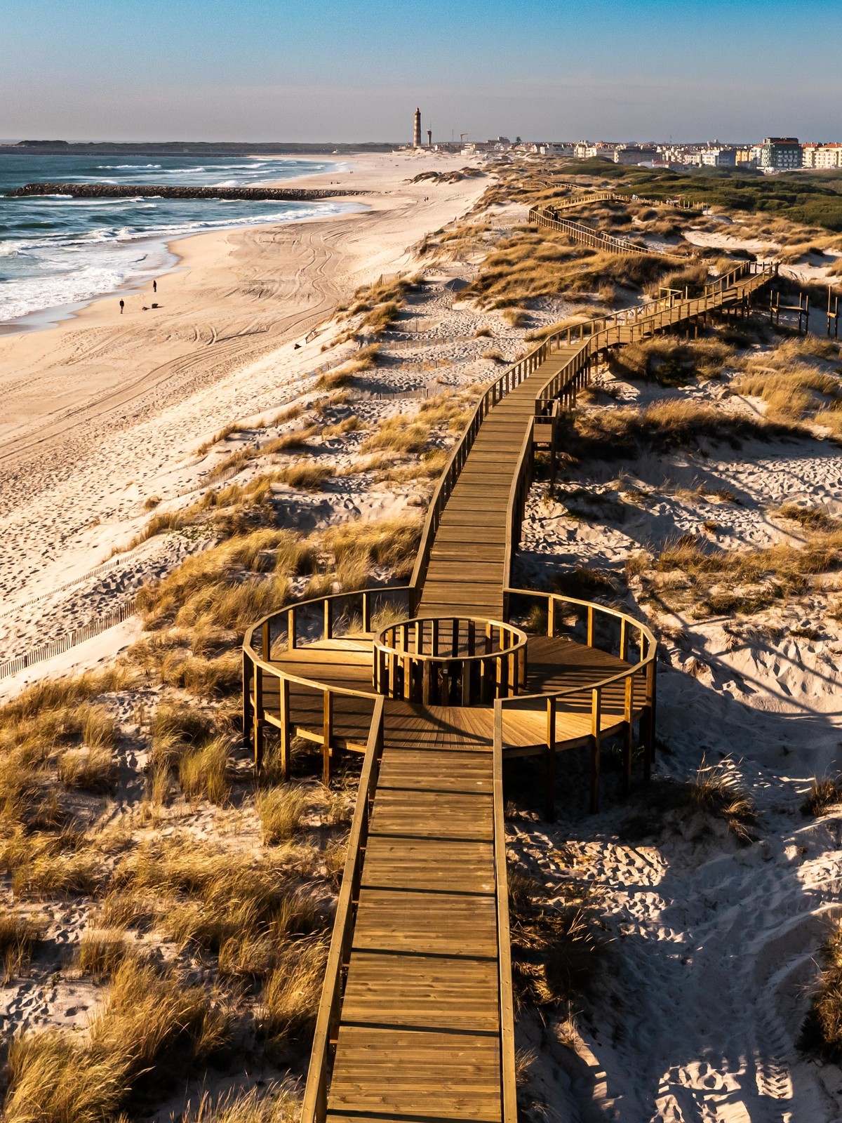 Passadiço entre as praias da Barra e da Costa Nova