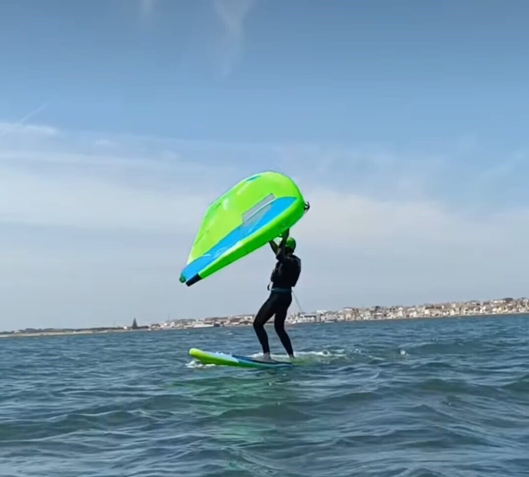 Wingfoil com o Ria de Aveiro Kiteclub