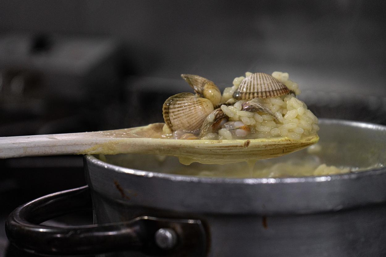 Arroz de "Cricos" (ou berbigão), restaurante Dom Fernando (Costa Nova)